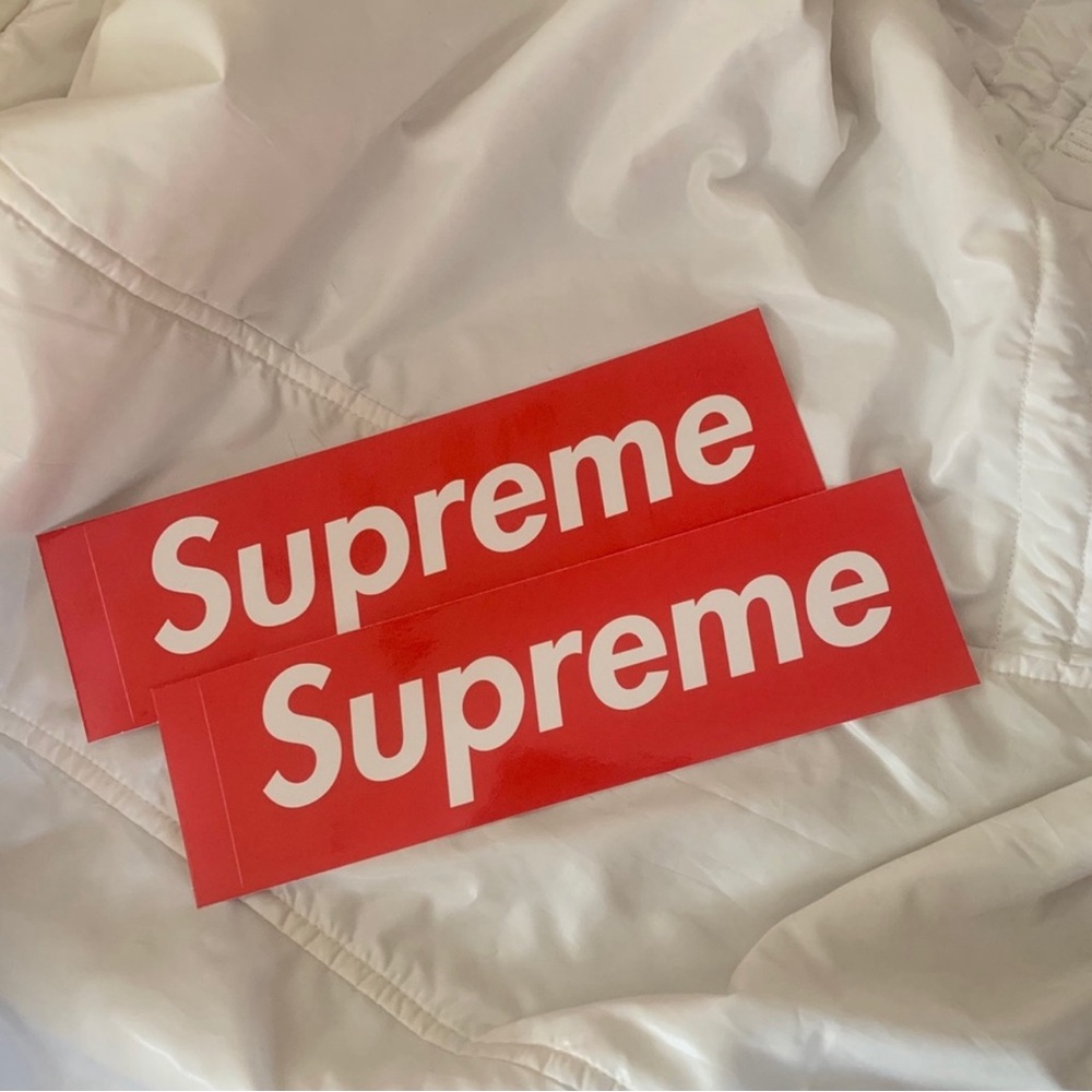Supreme Box Logo Sticker Duo